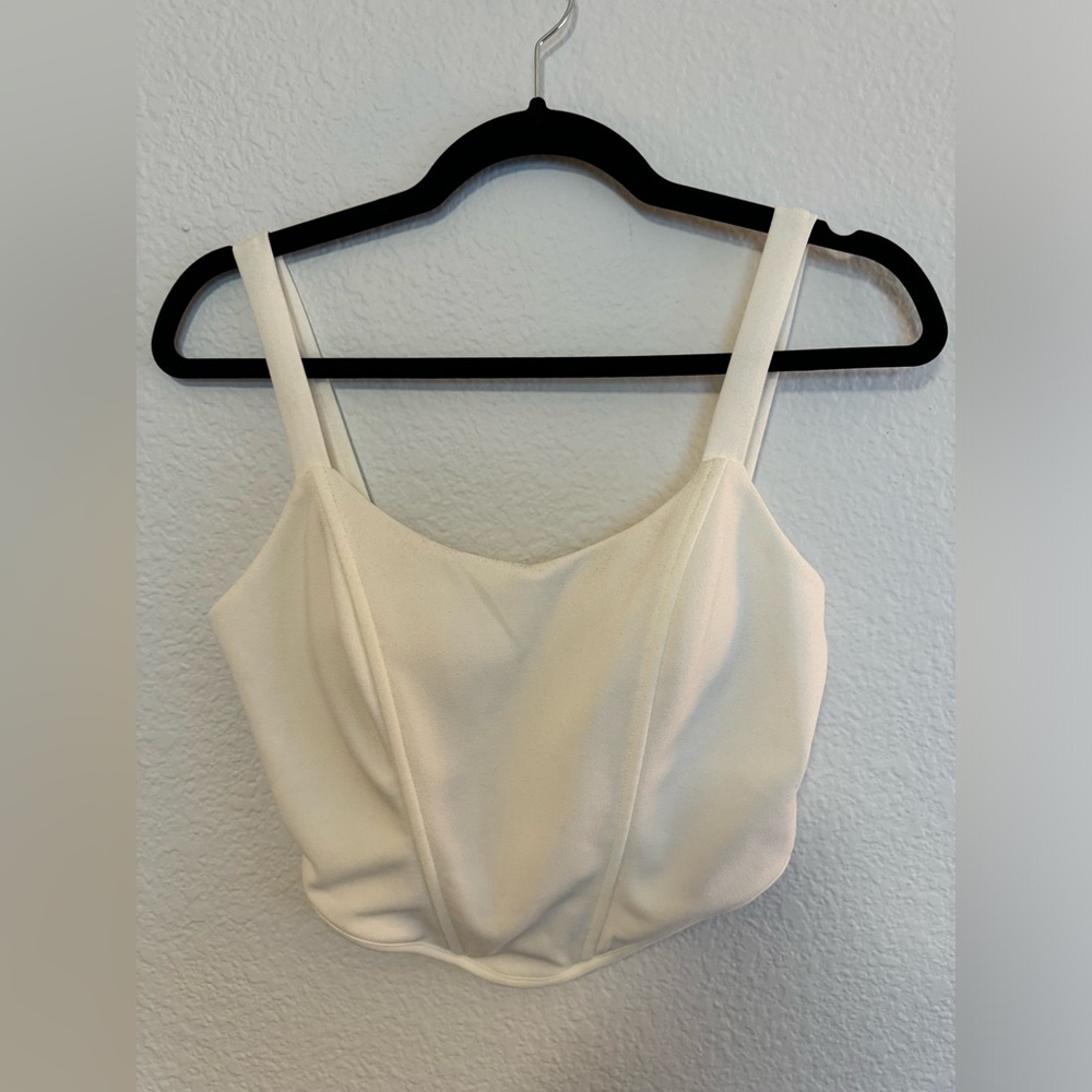 White Corset Top